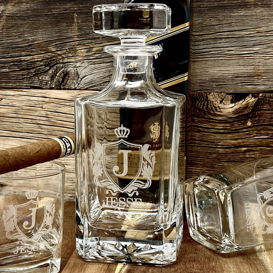 Make a Toast to Friendship: The Groomsmen Whiskey Decanter Set