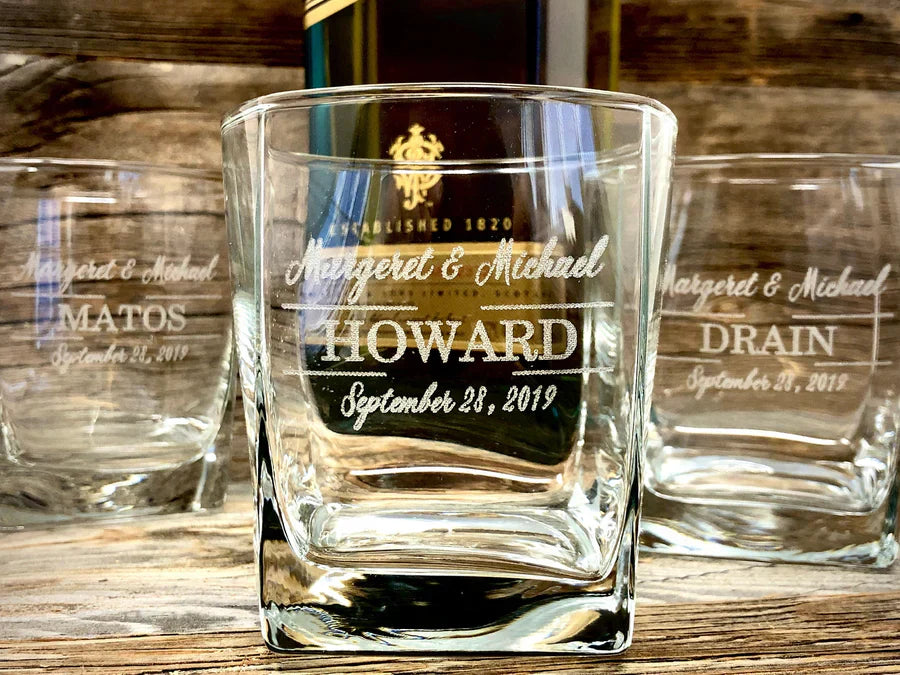 How to Curate a Groomsmen Proposal Box with Custom Whiskey Glasses