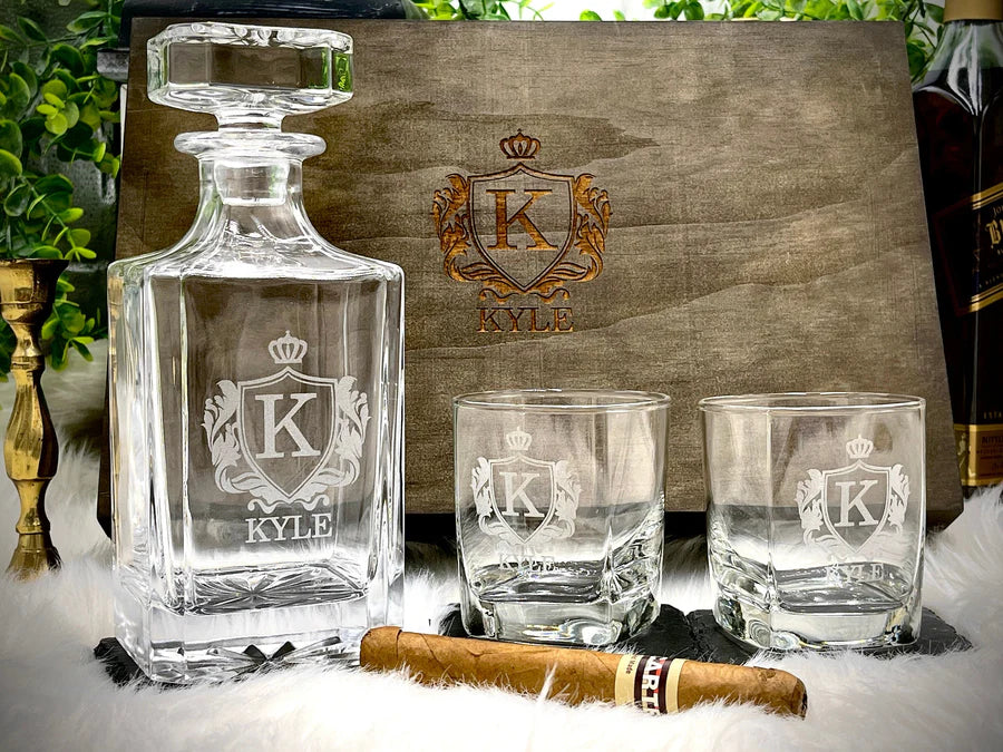 Whiskey Glasses for Groomsmen: Cheers to Friendship and Memories