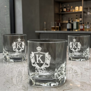 Personalized Whiskey Decanter Set with Glasses – Gift for Dad, Husband, Anniversary & Groomsmen