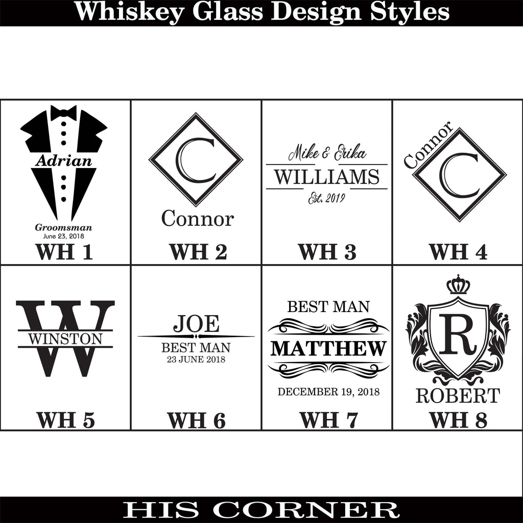 Engraved Whiskey Decanter Gift Set with Glasses – Personalized Christmas Gift for Him, Dad, Husband, or Boyfriend