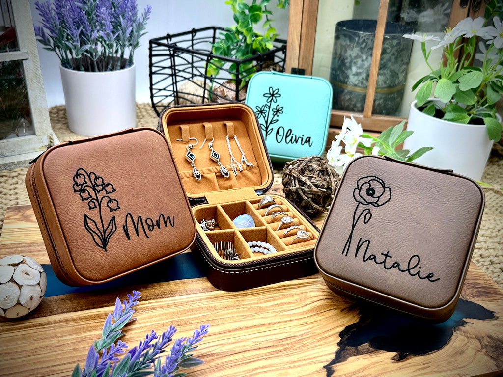 Travel Jewelry Birth Flower