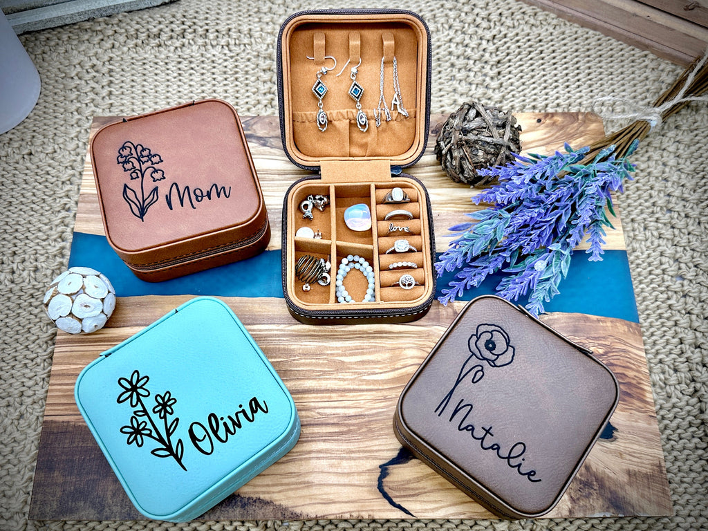 Travel Jewelry Birth Flower