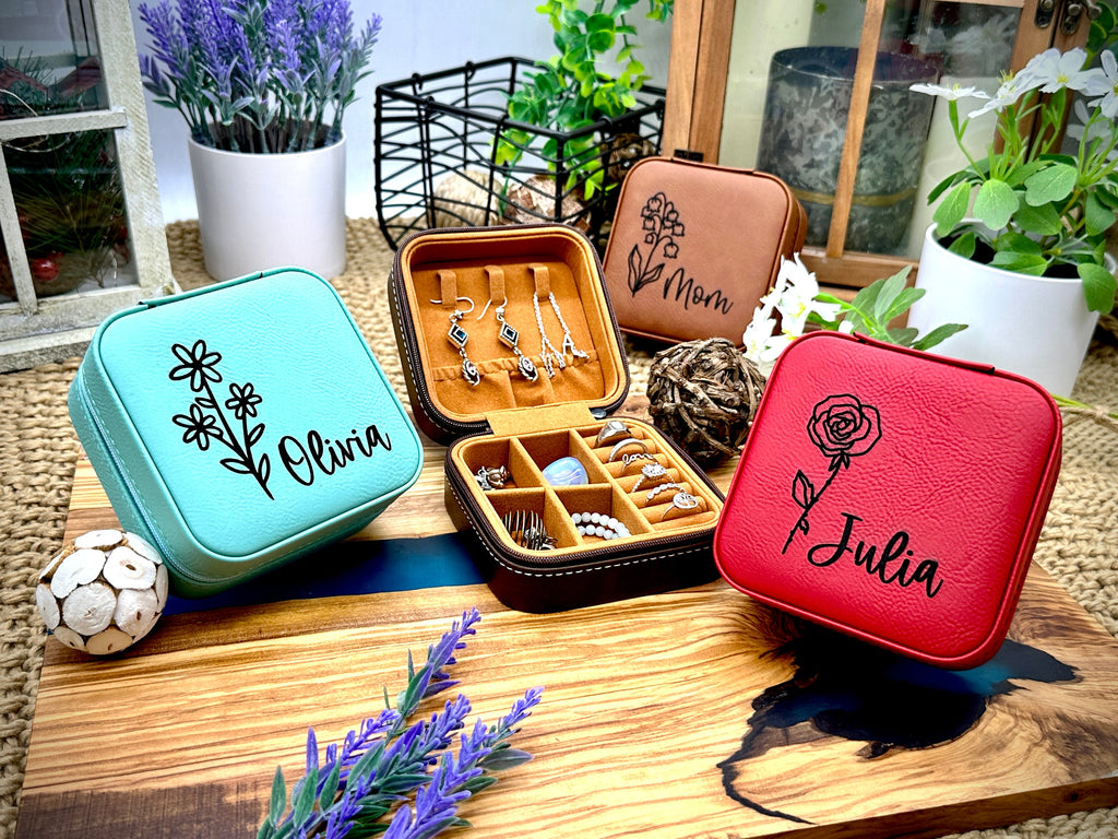 Travel Jewelry Birth Flower