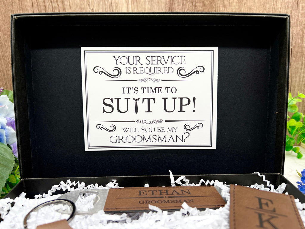 Groomsman Gifts, Best Man Gift Set, Can Cooler, Bottle Opener, Keychain, Money Clip, Personalized Gifts