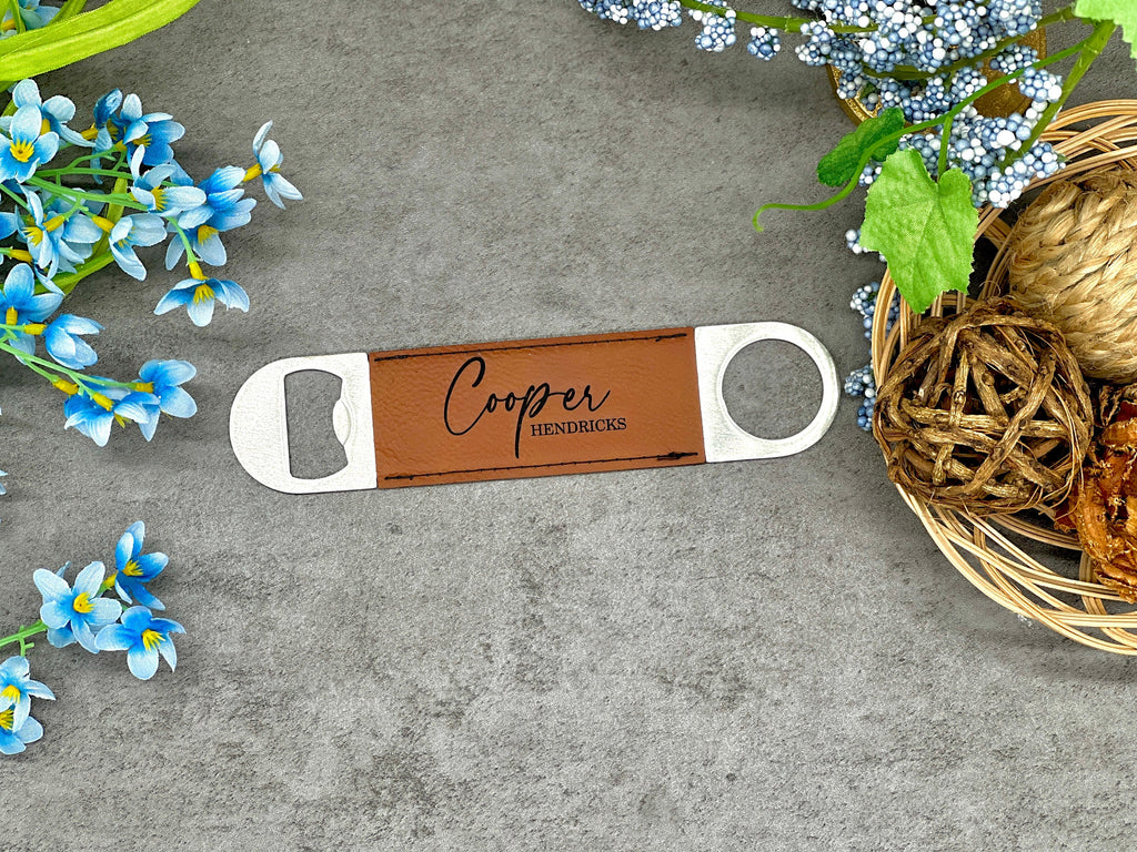 Ideal Crafted Gift for Wedding Party, Personalized Engraved Bottle Opener for Your Groomsmen