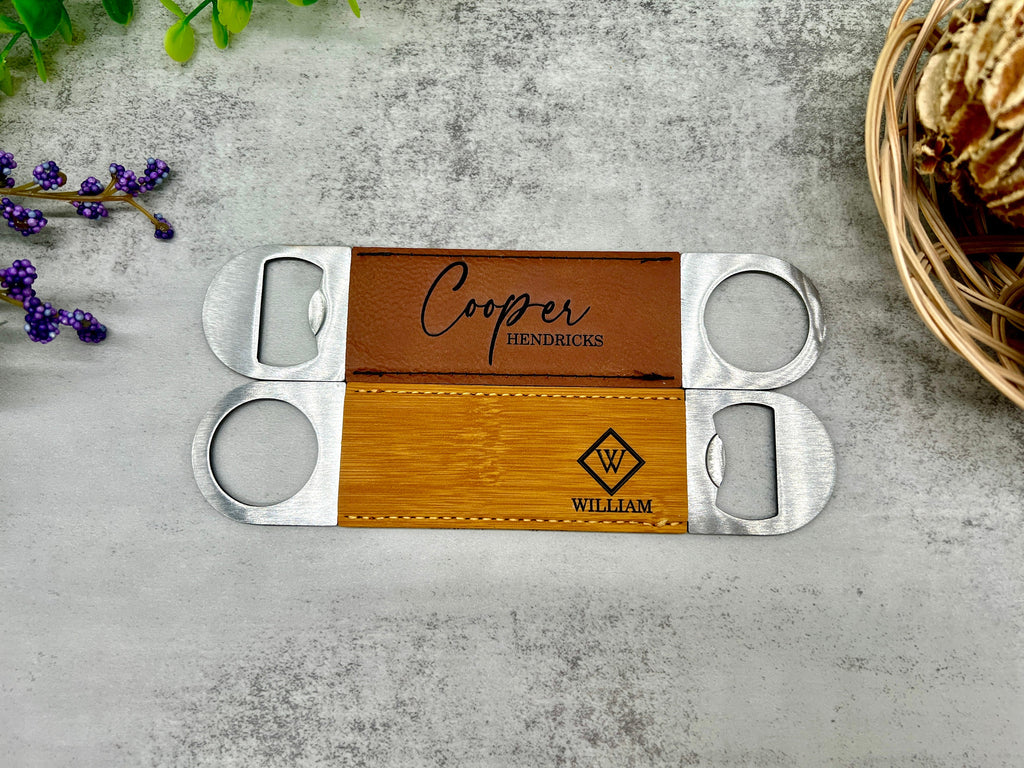 Ideal Crafted Gift for Wedding Party, Personalized Engraved Bottle Opener for Your Groomsmen