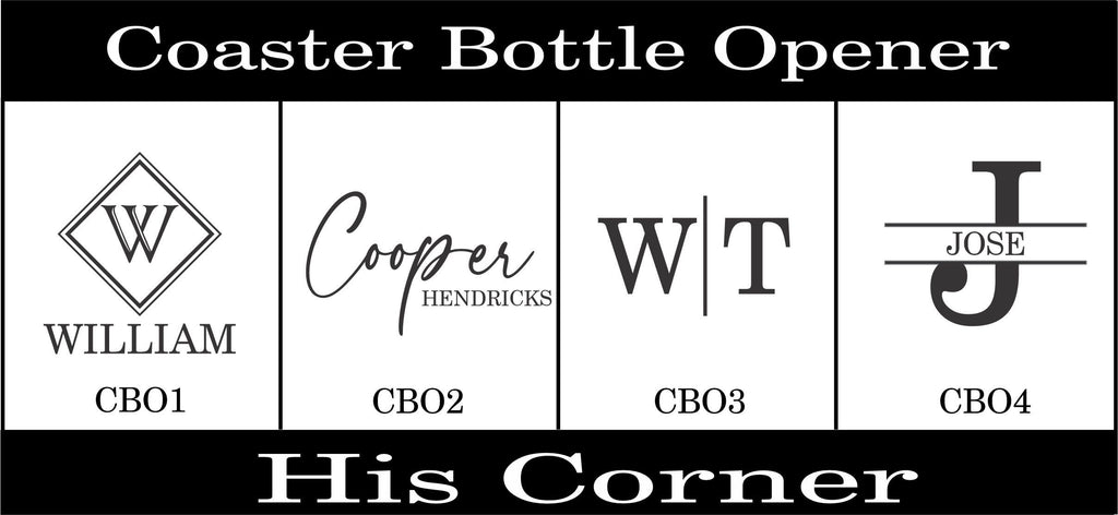 Personalized Coaster with Bottle Opener for Groomsman Gifting, Laser Engraved Coaster, Groomsman Gifts, Bachelor Party Favors
