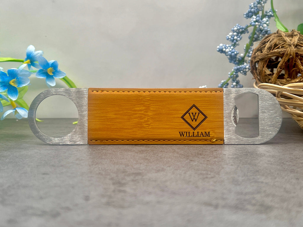 Ideal Crafted Gift for Wedding Party, Personalized Engraved Bottle Opener for Your Groomsmen