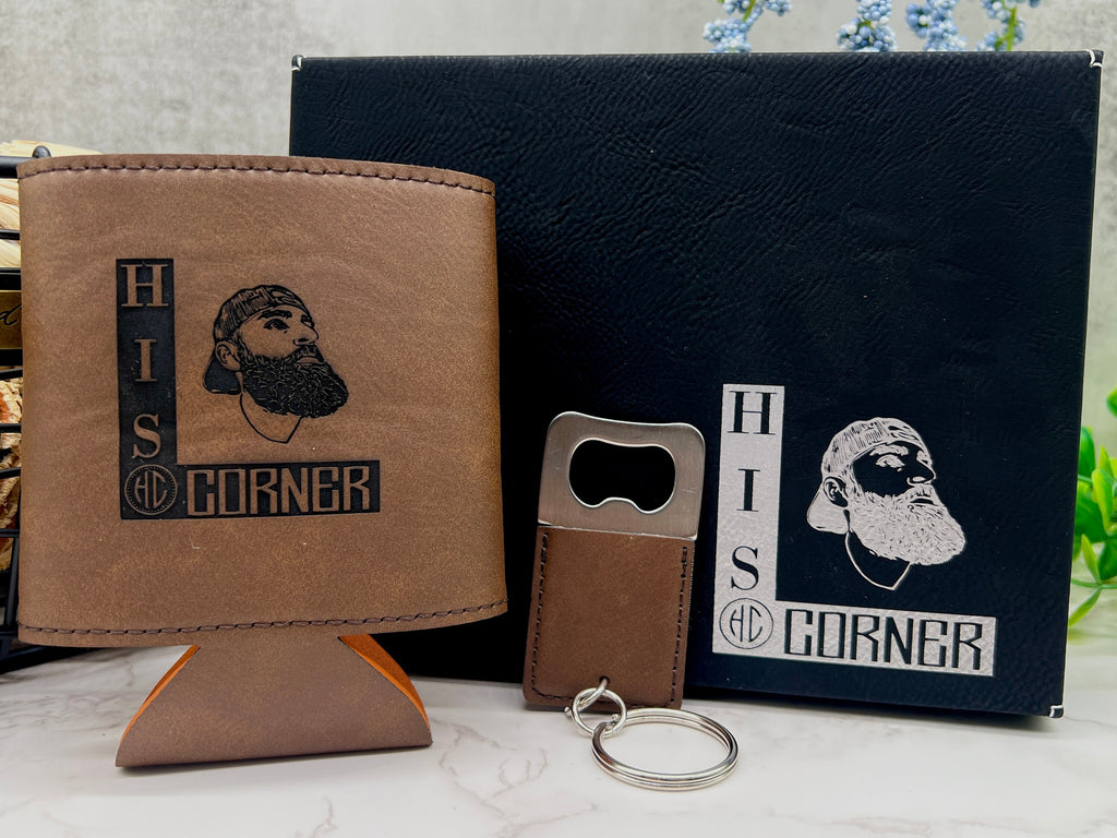 Personalized Can Cooler with Keychain Corporate Gift, Can Cooler Company Gift for Employees