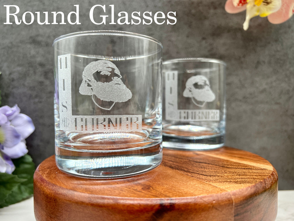 Personalized Business Logo on Glassware, Gift for employees and clients with custom logo, Shot glass, Whiskey Glass, Decanter, Can glass