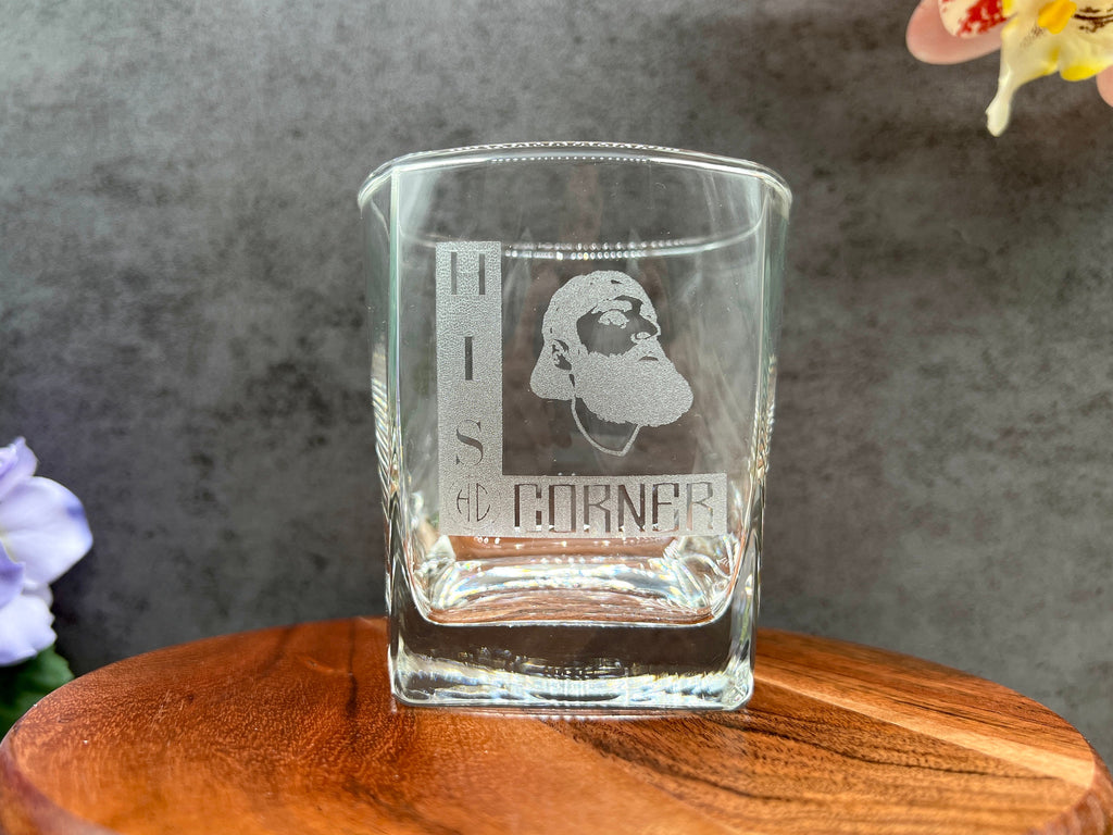 Personalized Business Logo on Glassware, Gift for employees and clients with custom logo, Shot glass, Whiskey Glass, Decanter, Can glass