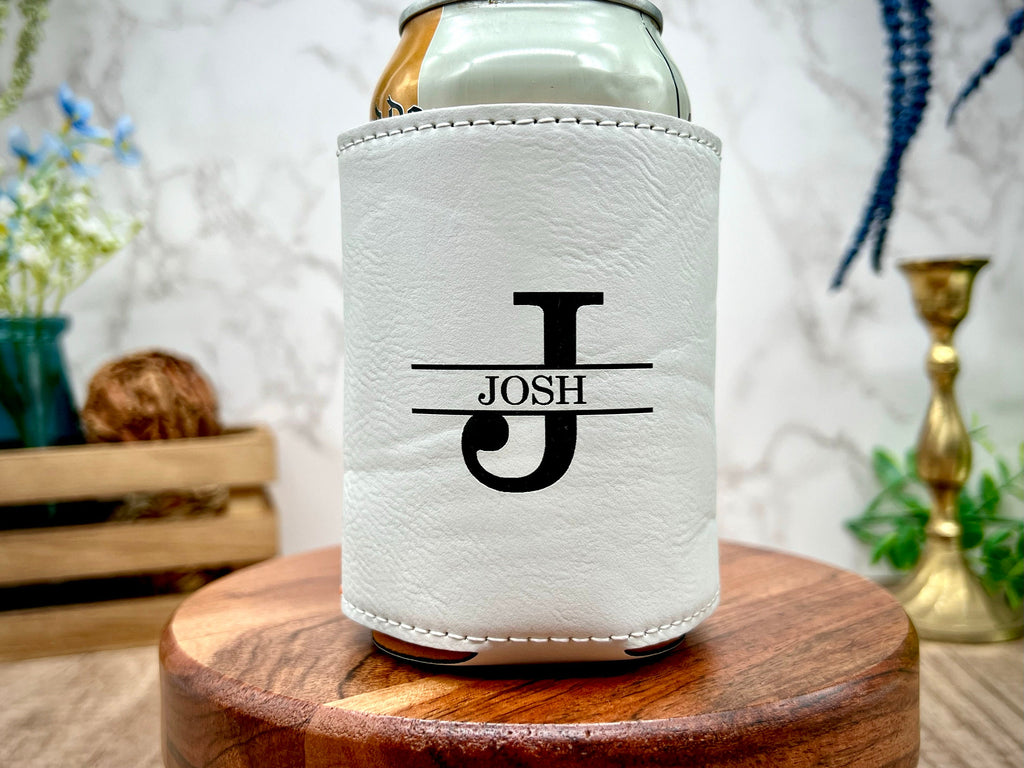 Engraved Can Cooler & Bottle Opener Set – Personalized Groomsmen Gift, Great for Christmas or Special Occasions