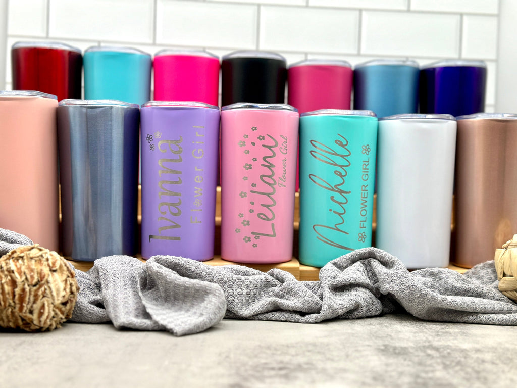 Gift for Flower Girl, Flower Girl Personalized Tumbler, 12oz Tumbler, Cute Flower Girl Tumblers, Small Tumblers, Flower Girl Proposal.