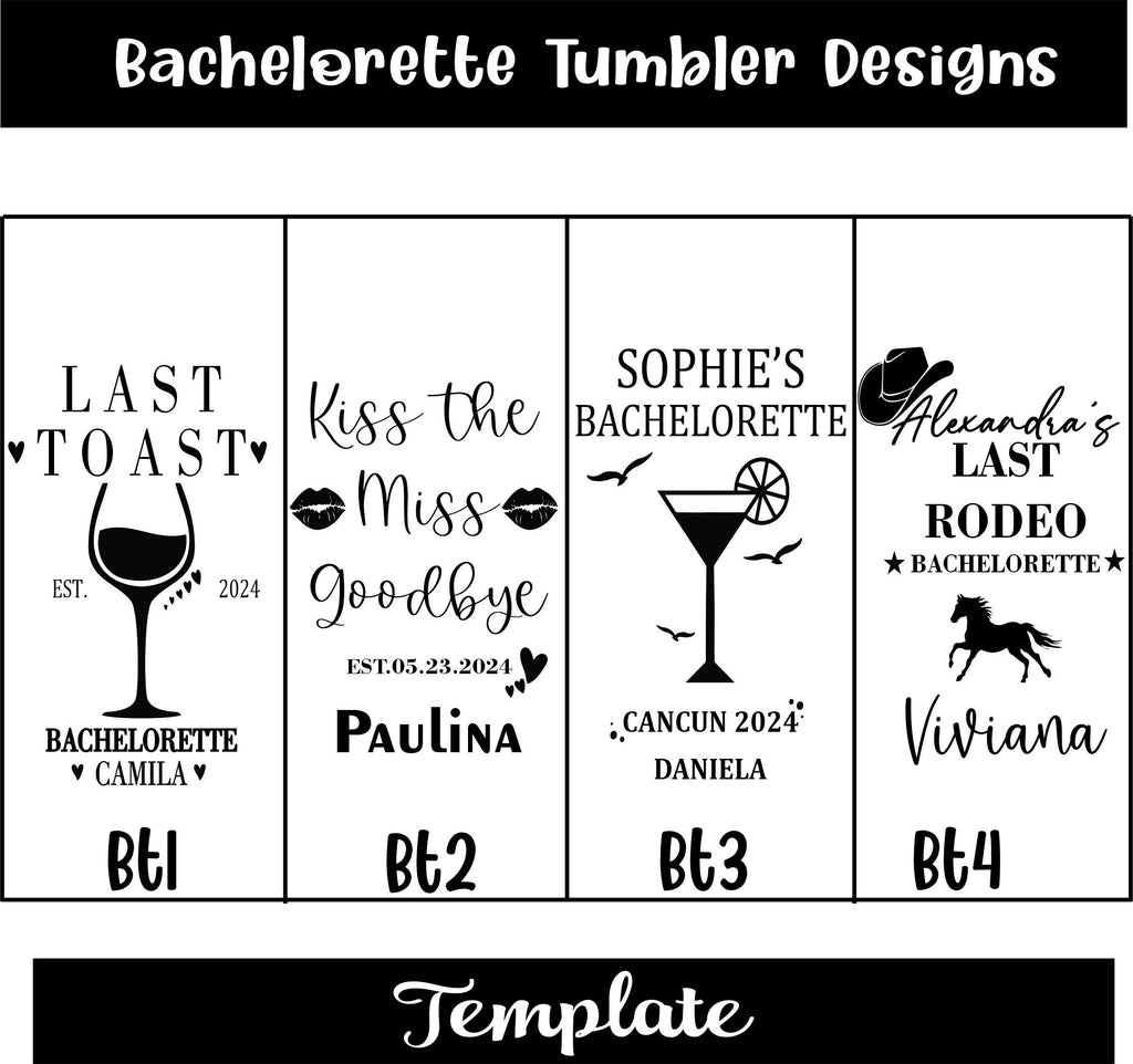 Personalized Bachelorette Party Tumbler, Getaway Bachelorette, Girls Trip, Bachelorette Vacation Gift, 20oz Skinny Tumbler.