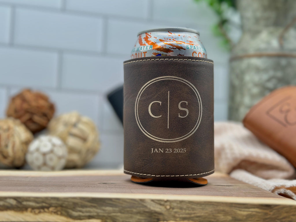 Wedding Can Cooler Gift, Engraved Can Cooler for Wedding, Beer Can Holder, Engraved Can Cooler, Wedding Favors, Wedding Can Coolers