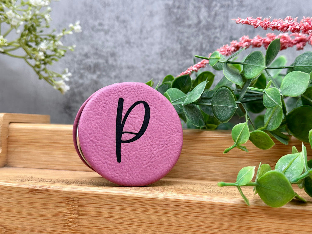 Bachelorette Gift Set, Compact Mirror with Initial, Engraved Keychain, Gift Bag with Personalized Design, Bachelorette Favor