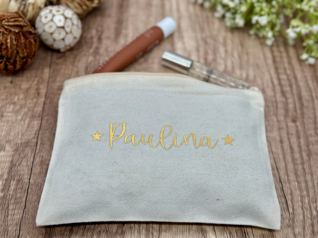 Bachelorette Makeup Bag, Personalized Make Up Bag for Her, Canvas Bag, Zipper Small Canvas Bag, t, Travel Makeup bag, Toiletries Bag.