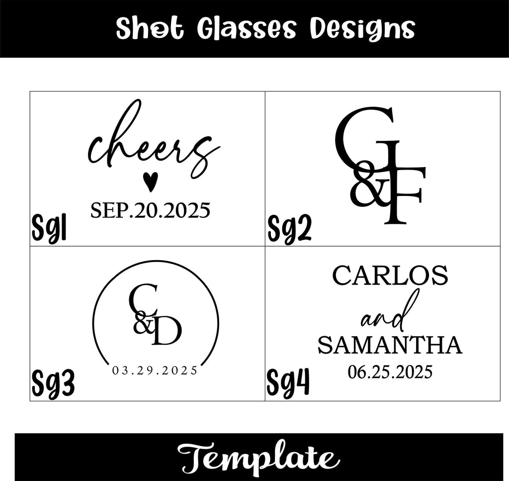 Personalized Wedding Shot Glasses, Custom Wedding Favors, Shot Glasses for Wedding Guests Gifts, Party Shot Glasses