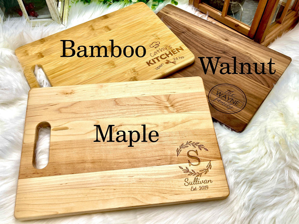 Personalized Cutting Board, Engraved Cutting Board, Custom Decoration Cutting Board, Wedding Gift, Housewarming Gift, Anniversary Gift