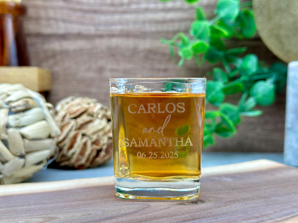 Personalized Wedding Shot Glasses, Custom Wedding Favors, Shot Glasses for Wedding Guests Gifts, Party Shot Glasses