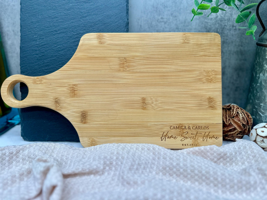 Personalized Cutting Board, Engraved Cutting Board, Custom Decoration Cutting Board, Wedding Gift, Housewarming Gift, Anniversary Gift
