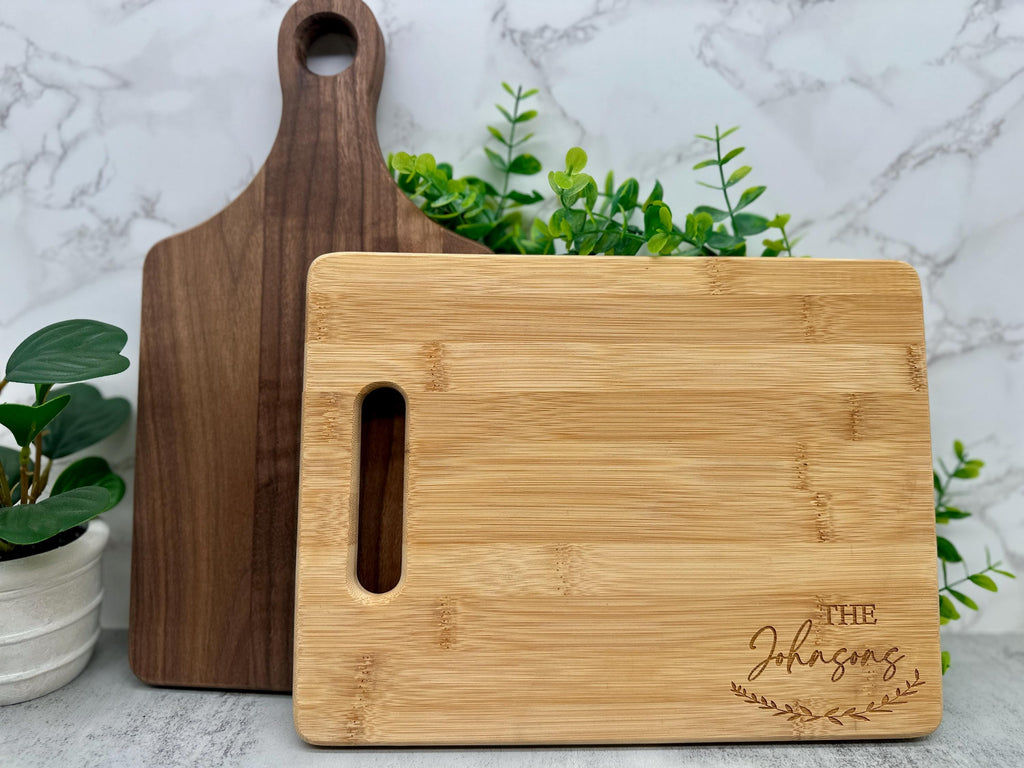 Personalized Cutting Board, Engraved Cutting Board, Custom Decoration Cutting Board, Wedding Gift, Housewarming Gift, Anniversary Gift