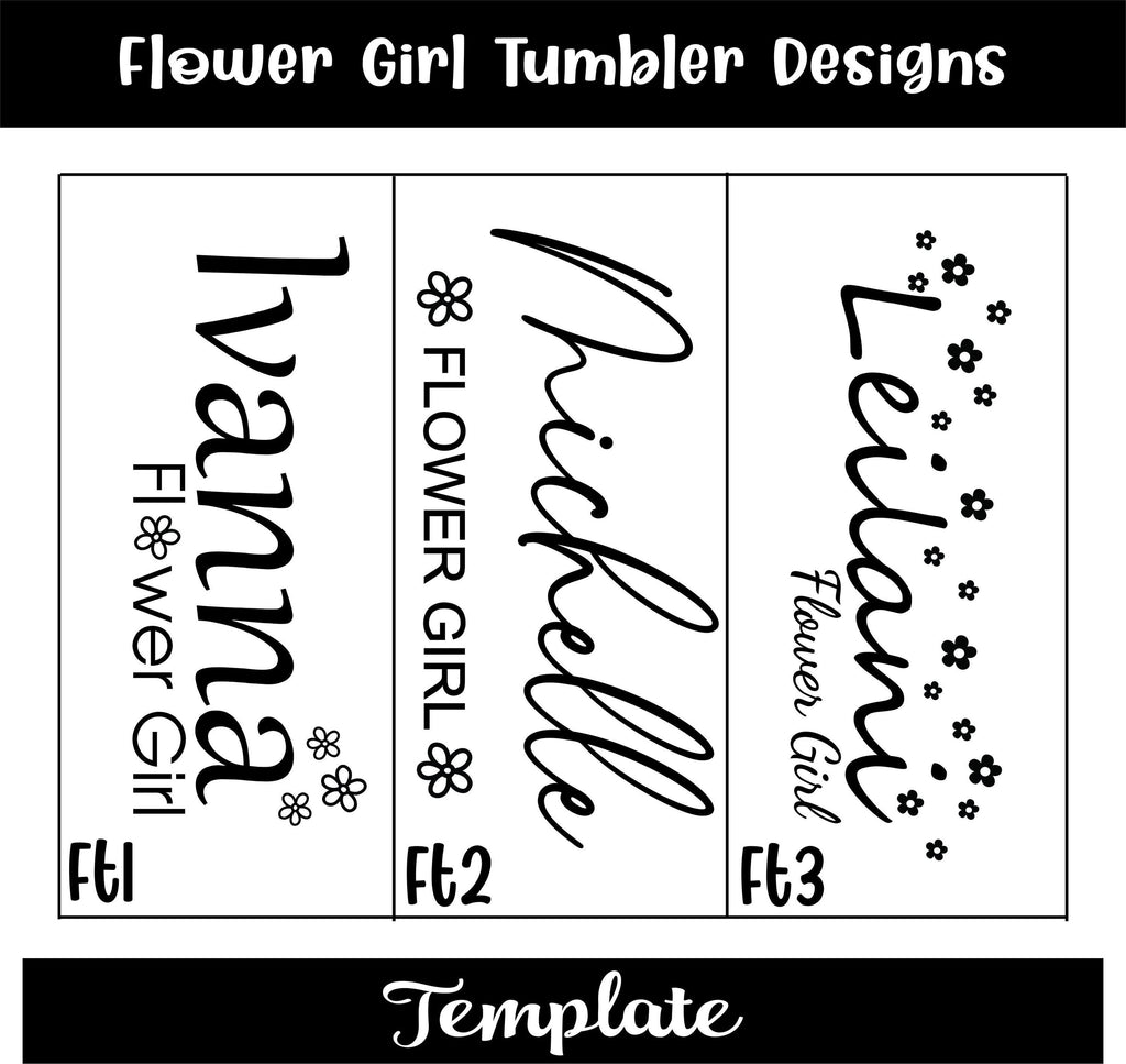 Gift for Flower Girl, Flower Girl Personalized Tumbler, 12oz Tumbler, Cute Flower Girl Tumblers, Small Tumblers, Flower Girl Proposal.