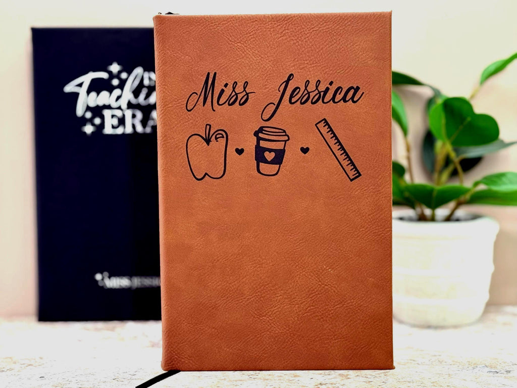 Personalized Teacher Notebook – Custom Name Journal – Gift for Teacher – Teacher Appreciation Gift Idea – Personalized Gift