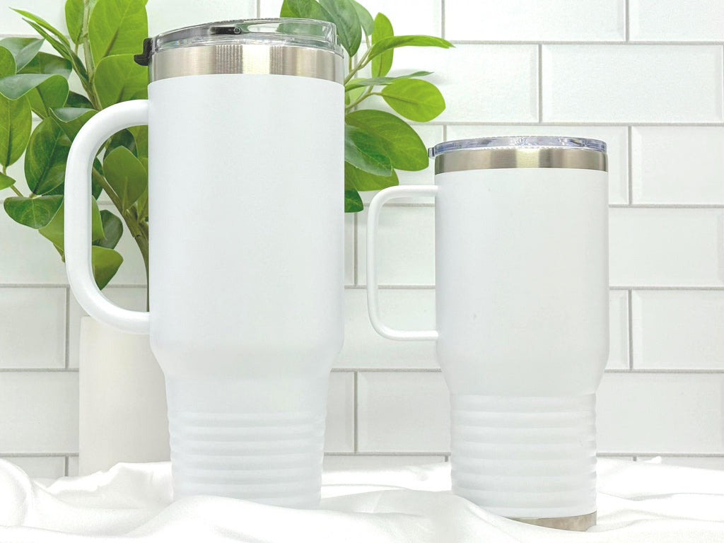 Personalized Teacher Tumbler – Custom Name Cup – Teacher Gift for Coffee Lovers – Large Travel Mug with Handle – Gift for Teacher