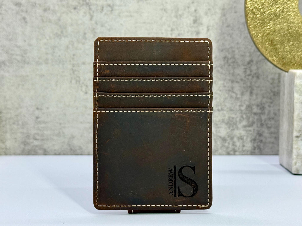 Personalized Money Clip Wallet - Father's Day Personalized Gifts - Engraved Money Clip Wallet - Father's Day Wallet - Gifts for Dad