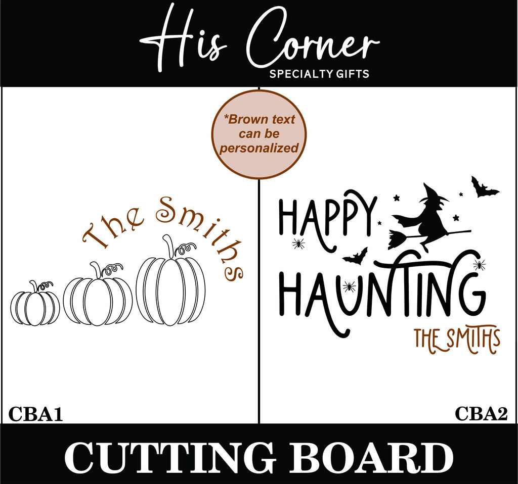 Personalized Halloween Cutting Board - Engraved Cutting Board - Halloween Decoration - Party Decor for Halloween - Personalized Gifts