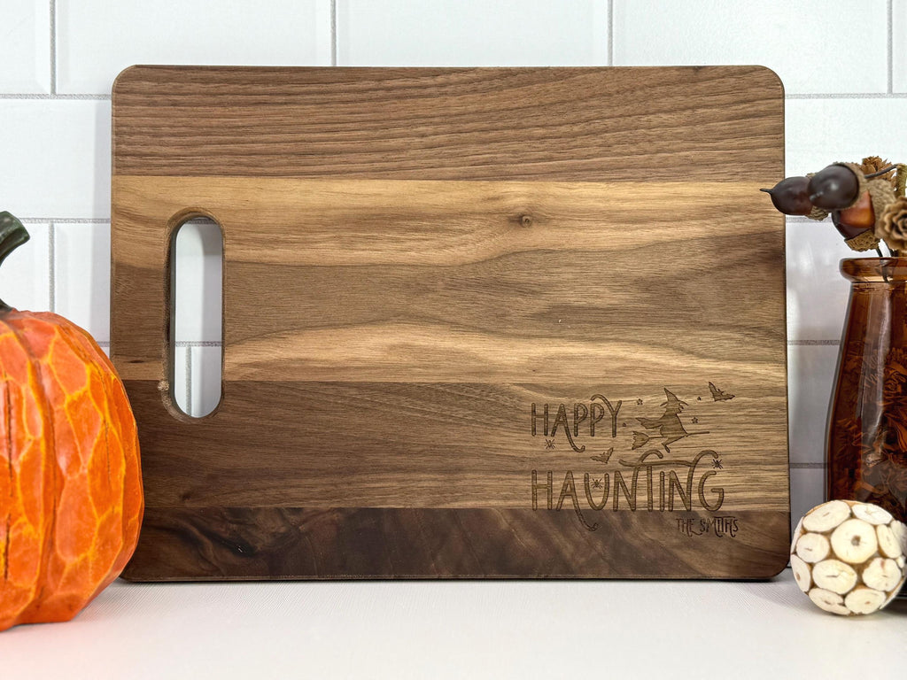 Personalized Halloween Cutting Board - Engraved Cutting Board - Halloween Decoration - Party Decor for Halloween - Personalized Gifts