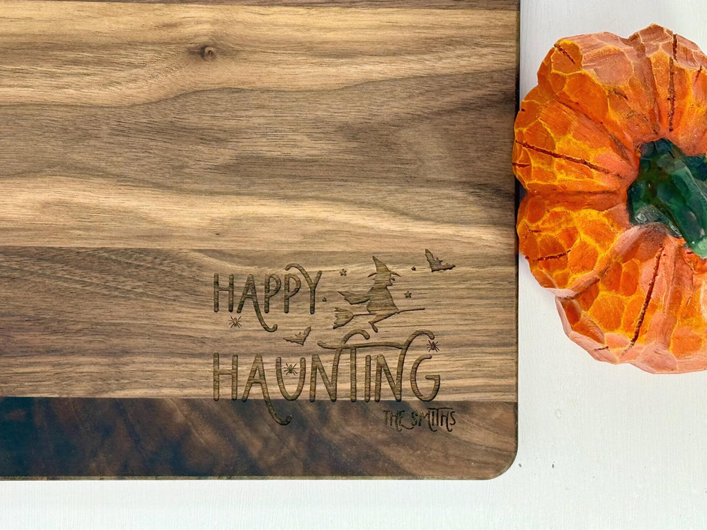 Personalized Halloween Cutting Board - Engraved Cutting Board - Halloween Decoration - Party Decor for Halloween - Personalized Gifts