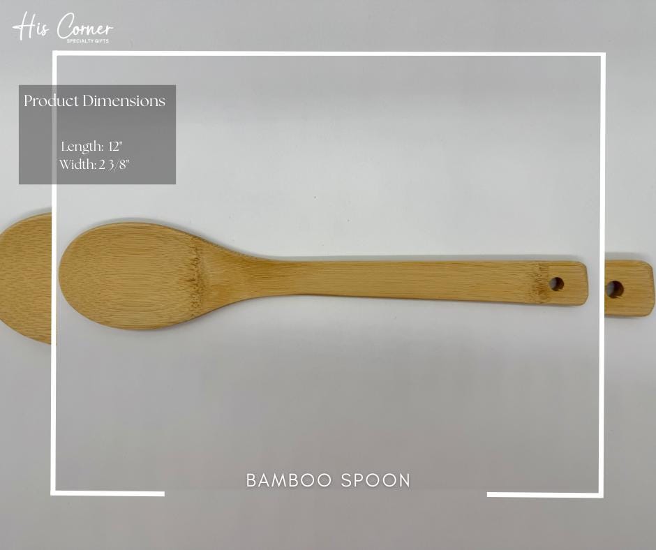 Personalized Thanksgiving Bamboo Spoon - Thanksgiving Kitchen Spoon - Engraved Bamboo Spoon - Fall Decor - Holiday Gifts - Fall Kitchen