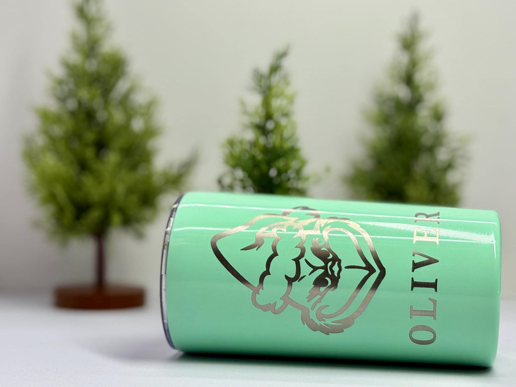 Personalized Kids Christmas Tumbler – Custom Name Cup – Holiday Gift or Stocking Stuffer – Reusable Holiday Cup – Gift for Children