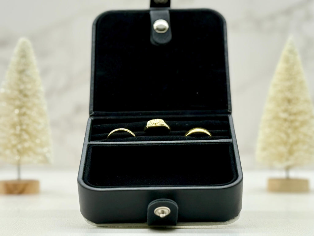 Personalized Jewelry Box Set – Large Custom Box with Small Box Inside – Name Gift – Christmas Gift for Her – Jewelry Organizer – Stuffer