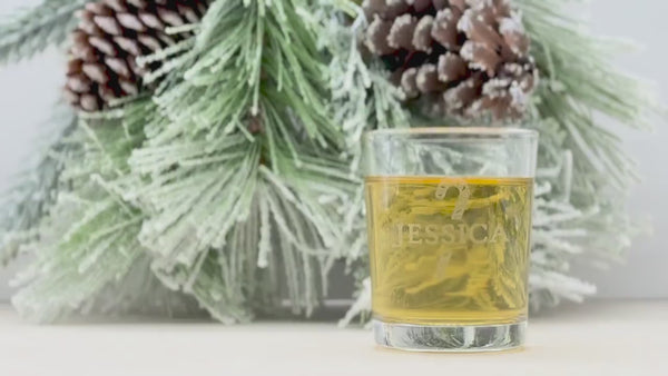 Custom Engraved Christmas Shot Glasses, Personalized Holiday Party Favors, Stocking Stuffers, Funny Gift for Friends or White Elephant
