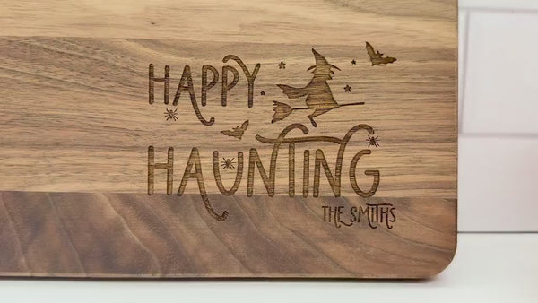 Personalized Halloween Cutting Board - Engraved Cutting Board - Halloween Decoration - Party Decor for Halloween - Personalized Gifts