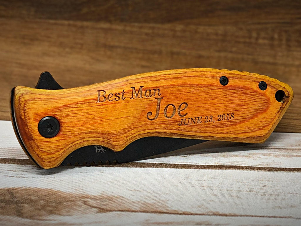 Personalized Knife, Knife for Him, Gift for Him, Personalized Knives for Groomsmen, Gift for Boyfriend, EDC Blade, Everyday Knife, Dad Gift