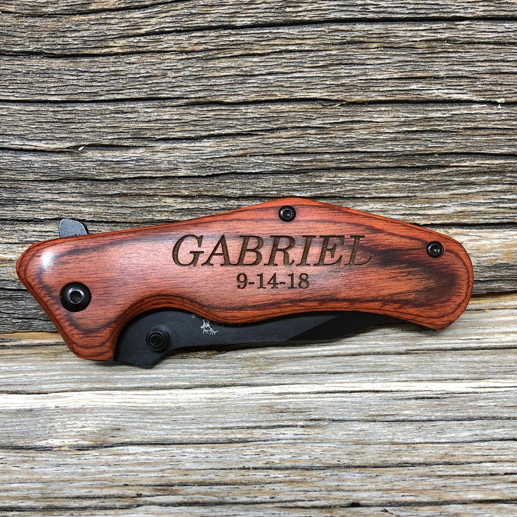 Anniversary Gift, Engraved Pocket Knife, Father of the Groom Gift, Father Daughter Gift, Personalized Knife, Gift for Dad, Groomsmen Gift