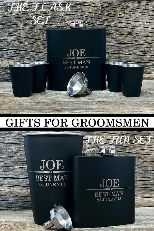 Pocket Knife - Groomsmen Gift Box - Groomsmen Gift - Flask - Groomsman Box - Personalize Flask - Groomsmen Knife - Knife - Groomsman Gift