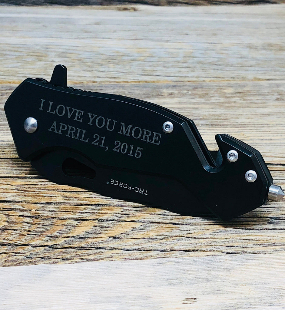 Gift For Husband, I Love You More Knife, Personalized Knife for Husband, Boyfriend Gift, Gift Ideas for Men, Anniversary Gift, Birthday Gift