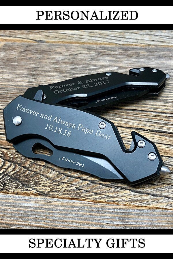 Forever and Always Personalized Knife, Gift for Husband, Anniversary Gift Ideas, Boyfriend Gift, Knife for Him, Engraved Knife, Groom Gift