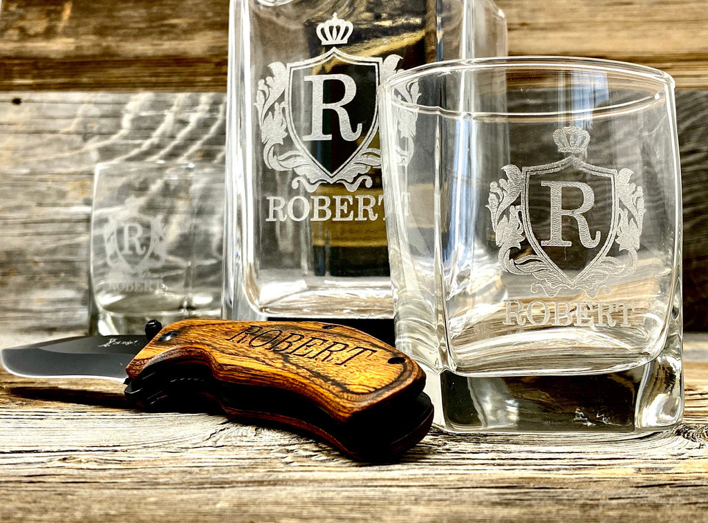 Whiskey Glasses and Decanter - Anniversary Gift for Husband, Boyfriend Birthday Gift, Husband Birthday Gift, Husband Anniversary Gifts