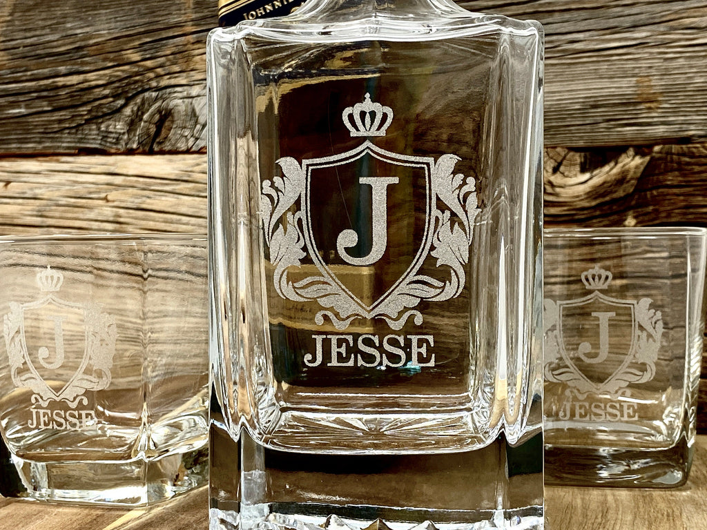 Whiskey Glasses and Decanter - Anniversary Gift for Husband, Boyfriend Birthday Gift, Husband Birthday Gift, Husband Anniversary Gifts