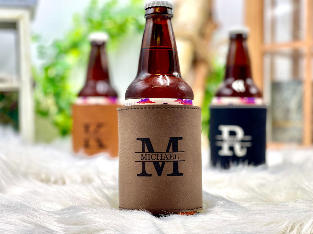 Can Cooler Gifts for Groomsmen - Engraved Bottle Holders, Wedding Party Gift, Best Man Proposal Gift, Personalized Mens Gift, Engraved Beer