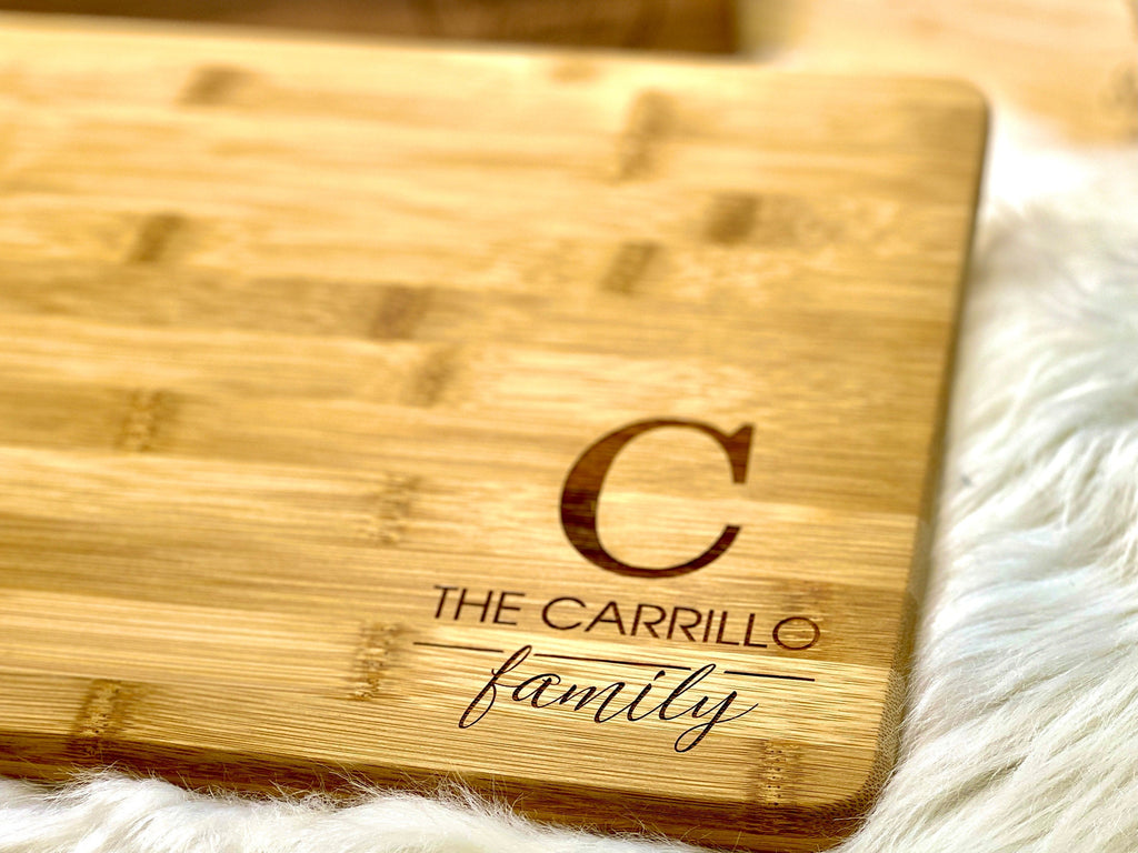 Birthday Gifts for Mom Personalized CUTTING BOARD Custom Engraved Gifts for Wife