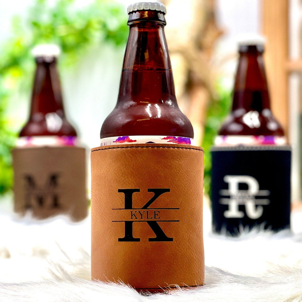 Can Cooler Gifts for Groomsmen - Engraved Bottle Holders, Wedding Party Gift, Best Man Proposal Gift, Personalized Mens Gift, Engraved Beer