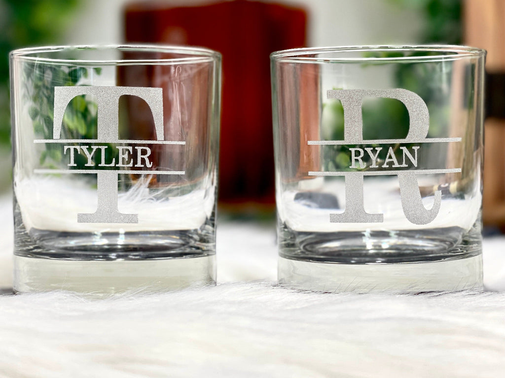 Personalized Whiskey Glasses for Groomsmen Proposal Gift Ideas